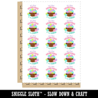 It's Not Hoarding if it's Yarn Knitting Crochet Temporary Tattoo Water Resistant Fake Body Art Set Collection (1 Sheet)