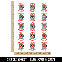 Trash Bandit Raccoon1 Temporary Tattoo Water Resistant Fake Body Art Set Collection (1 Sheet)