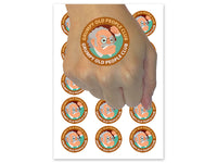 Grumpy Old People Club Temporary Tattoo Water Resistant Fake Body Art Set Collection (1 Sheet)