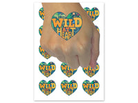 Wild At Heart Tropical Hiking Camper Nature Temporary Tattoo Water Resistant Fake Body Art Set Collection (1 Sheet)