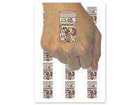 Antidepressants Cats in Pill Bottle Temporary Tattoo Water Resistant Fake Body Art Set Collection (1 Sheet)