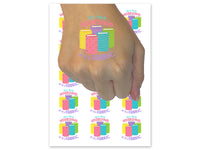 It's Not Hoarding if it's Fabric Sewing Temporary Tattoo Water Resistant Fake Body Art Set Collection (1 Sheet)