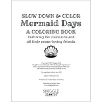 Mermaid Days - A Coloring Book for Kids