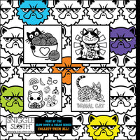 Oodles of Cats Coloring Book for Kids - Volume 2