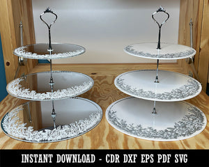 Cupcake Holder Cdr Dxf Eps Pdf SVG Digital Download Laser Design Template File