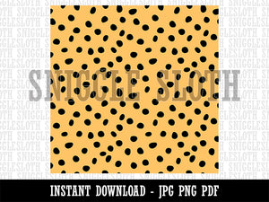 Cheetah Spots Print Pattern African Safari Seamless Background Digital Paper Download JPG PDF PNG File