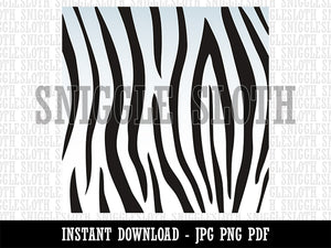 White Tiger Stripes Wildlife Background Digital Paper Download JPG PDF PNG File