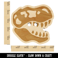 Tyrannosaurus Rex Skull Fossil Wood Buttons for Sewing Knitting Crochet DIY Craft