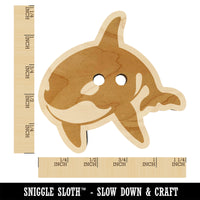 Orca Killer Whale Wood Buttons for Sewing Knitting Crochet DIY Craft