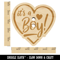 It's a Boy Baby Shower Wood Buttons for Sewing Knitting Crochet DIY Craft