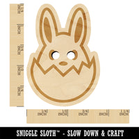 Easter Bunny Hatching Egg Shell Wood Buttons for Sewing Knitting Crochet DIY Craft