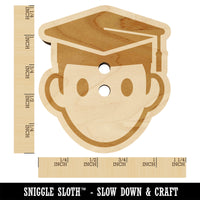 Occupation Student Graduate Cap Graduation Icon Wood Buttons for Sewing Knitting Crochet DIY Craft