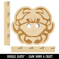 Crab Icon Wood Buttons for Sewing Knitting Crochet DIY Craft
