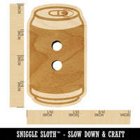 Soda Pop Beer Can Wood Buttons for Sewing Knitting Crochet DIY Craft