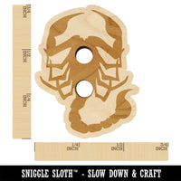 Scorpion Silhouette Wood Buttons for Sewing Knitting Crochet DIY Craft