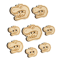 Tyrannosaurus Rex Head Wood Buttons for Sewing Knitting Crochet DIY Craft