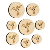 Hummingbird Sketch Wood Buttons for Sewing Knitting Crochet DIY Craft
