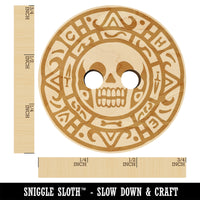 Skull Pirate Coin Wood Buttons for Sewing Knitting Crochet DIY Craft