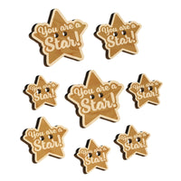 You are a Star Teacher Recognition Wood Buttons for Sewing Knitting Crochet DIY Craft