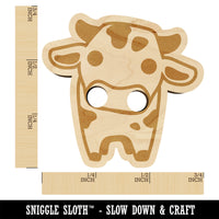 Cute Chibi Spotted Cow Wood Buttons for Sewing Knitting Crochet DIY Craft