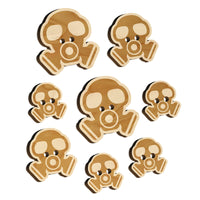 Chemical Gas Mask Ventilator Pandemic Wood Buttons for Sewing Knitting Crochet DIY Craft