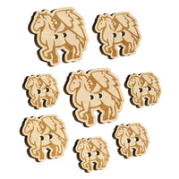 Mythical Winged Horse Pegasus Wood Buttons for Sewing Knitting Crochet DIY Craft