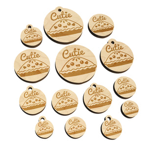 Cutie Pie Mini Wood Shape Charms Jewelry DIY Craft