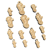 Kawaii Seahorse Mini Wood Shape Charms Jewelry DIY Craft