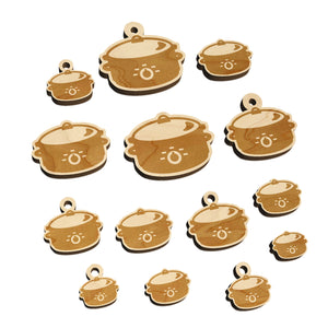 Crock Pot Slow Cooker Mini Wood Shape Charms Jewelry DIY Craft