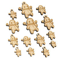 Creepy Voodoo Doll Mini Wood Shape Charms Jewelry DIY Craft