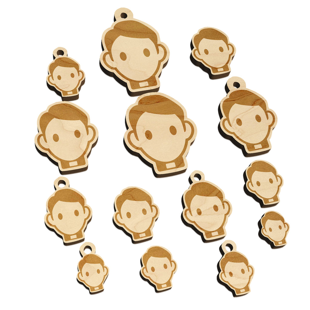 Occupation Father Priest Minister Icon Mini Wood Shape Charms Jewelry DIY Craft