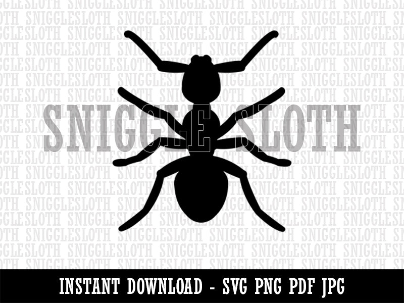 Ant Bug Clipart Digital Download SVG PNG JPG PDF Cut Files