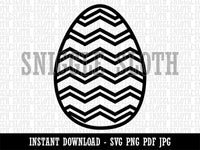 Easter Egg Clipart Digital Download SVG PNG JPG PDF Cut Files