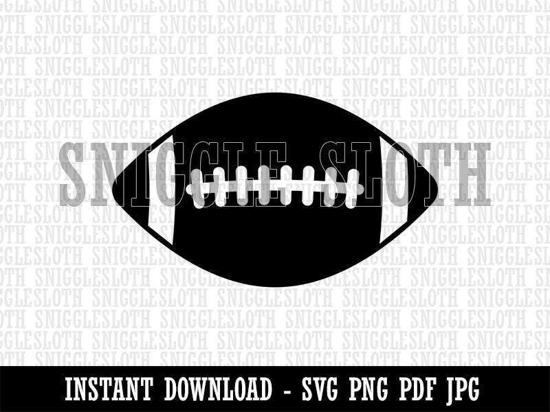 Football Sport Clipart Digital Download SVG PNG JPG PDF Cut Files