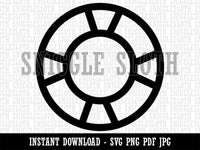 Life Preserver Summer Clipart Digital Download SVG PNG JPG PDF Cut Files