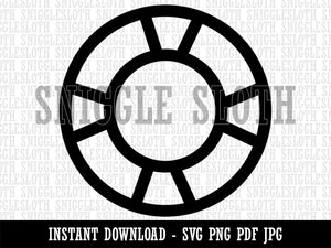 Life Preserver Summer Clipart Digital Download SVG PNG JPG PDF Cut Files