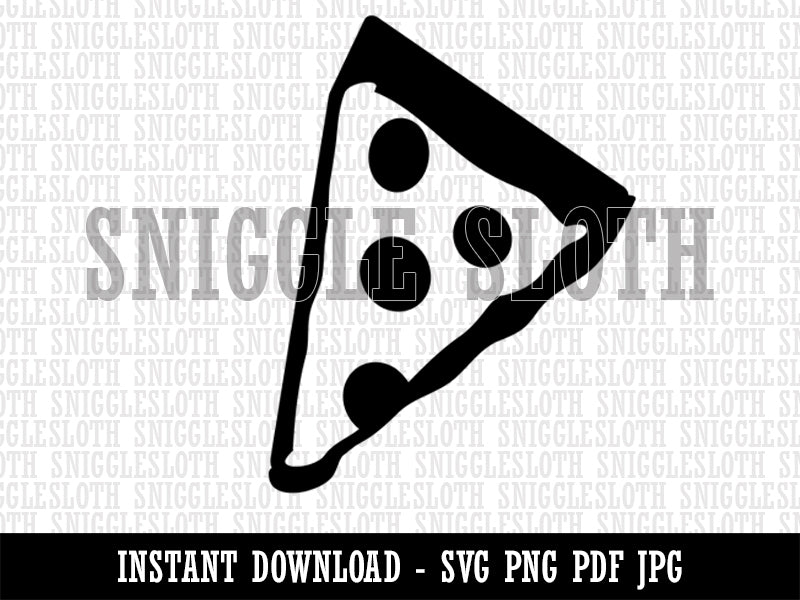 Pizza Slice Abstract Clipart Digital Download SVG PNG JPG PDF Cut Files
