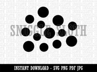 Polka Dots Speckle Clipart Digital Download SVG PNG JPG PDF Cut Files