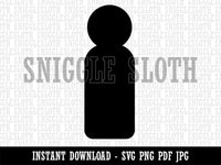 Simple Person Unisex Clipart Digital Download SVG PNG JPG PDF Cut Files