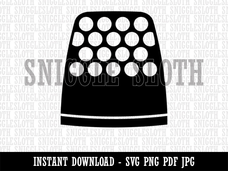 Thimble Sewing Clipart Digital Download SVG PNG JPG PDF Cut Files