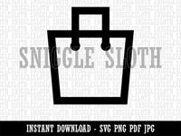 Purse Outline Shopping Clipart Digital Download SVG PNG JPG PDF Cut Files