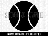 Tennis Ball Clipart Digital Download SVG PNG JPG PDF Cut Files