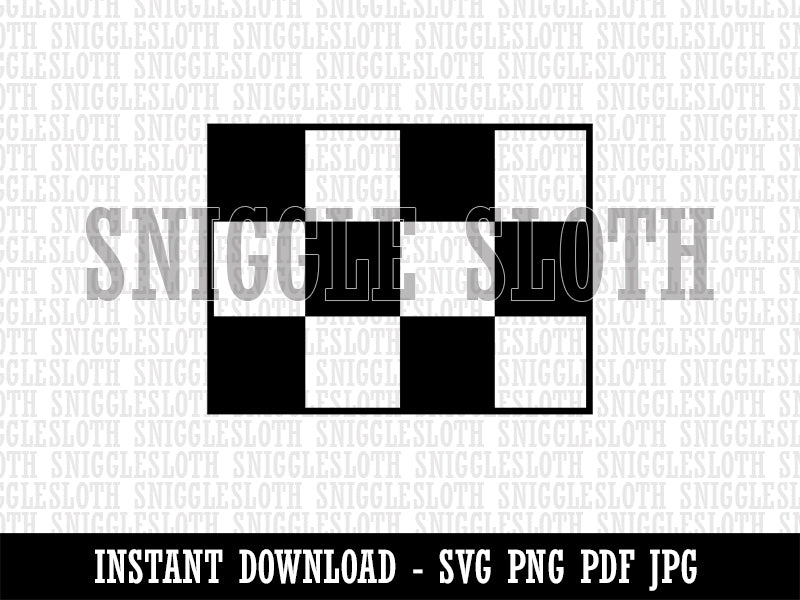 Checkered Flag Clipart Digital Download SVG PNG JPG PDF Cut Files