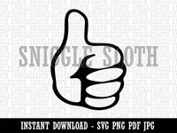 Thumbs Up Down Clipart Digital Download SVG PNG JPG PDF Cut Files