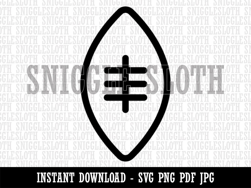 Football Icon Clipart Digital Download SVG PNG JPG PDF Cut Files