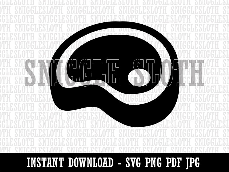 Steak Beef Dinner Icon Clipart Digital Download SVG PNG JPG PDF Cut Files