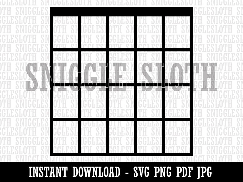 Guitar Chord Blank Clipart Digital Download SVG PNG JPG PDF Cut Files