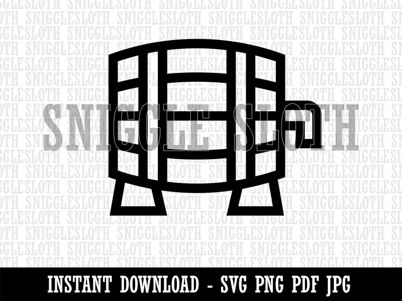 Beer Keg Icon Clipart Digital Download SVG PNG JPG PDF Cut Files