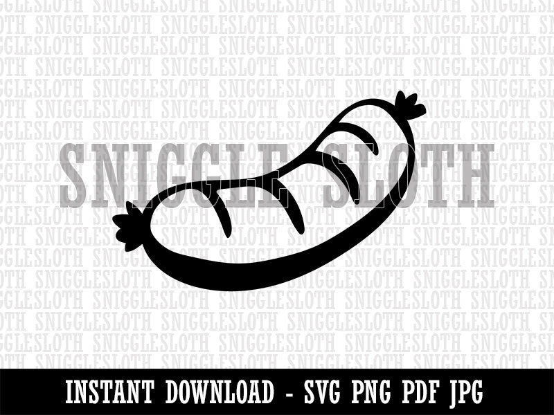 Oktoberfest Wiener Sausage Bratwurst Clipart Digital Download SVG PNG JPG PDF Cut Files