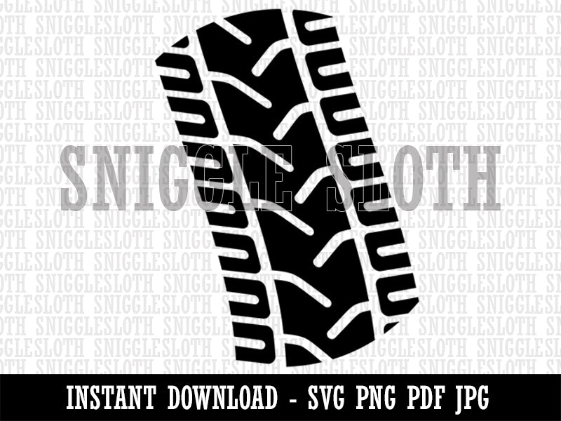 Tire Tread Track Clipart Digital Download SVG PNG JPG PDF Cut Files